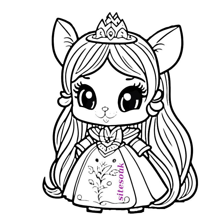 Free download Easter bunny coloring page