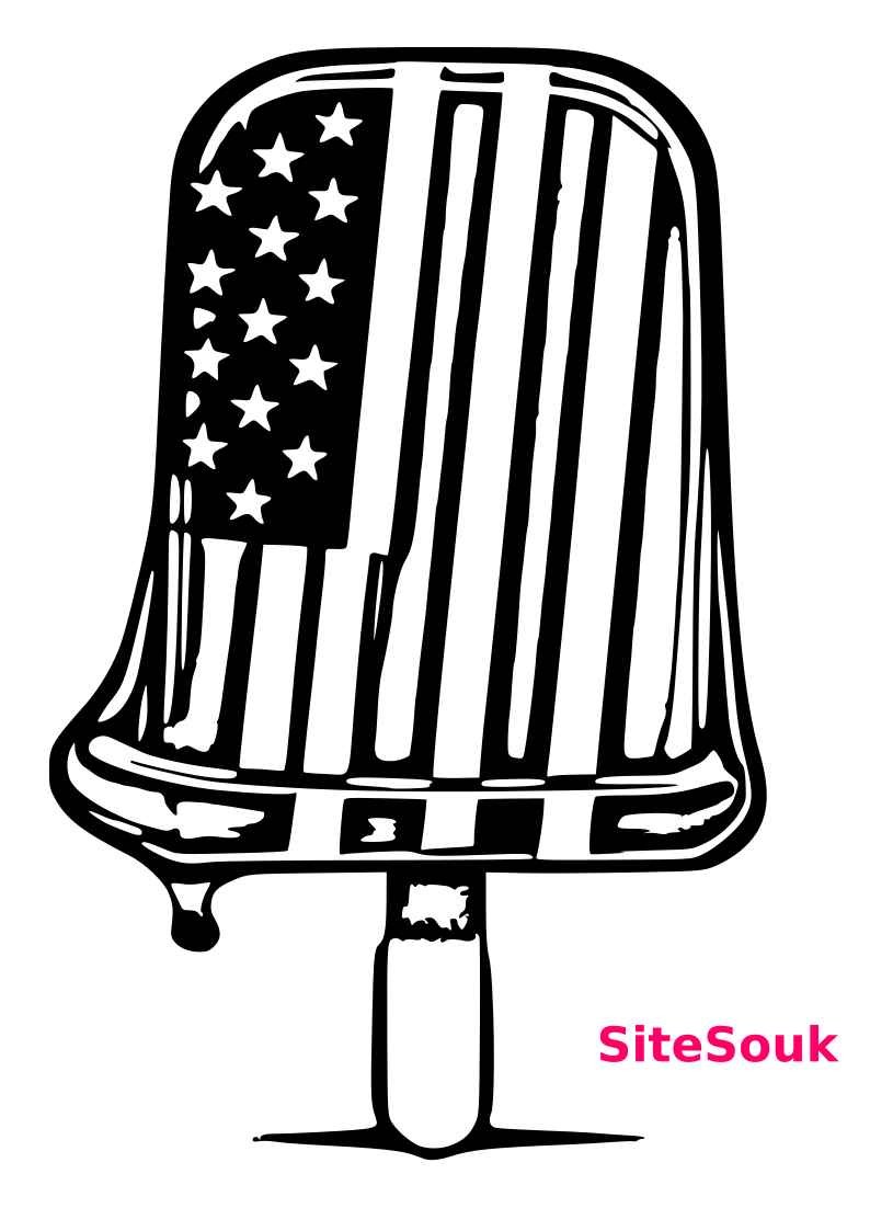 Free Patriotic Popsicle Coloring Page: Fun 4th of July Craft for Kids.