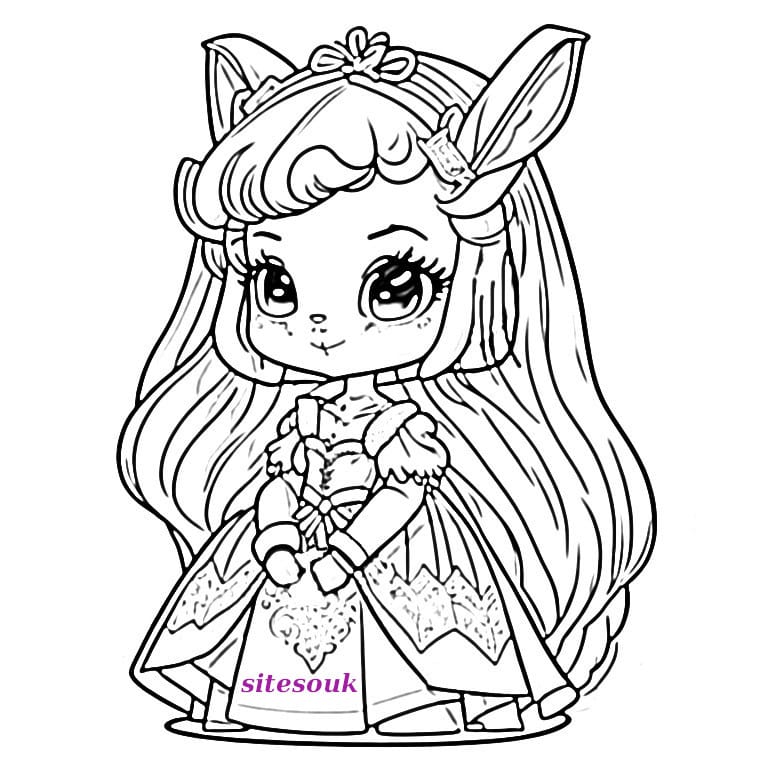 Royal Bunny Charisma: Paint the Easter Princess with Style