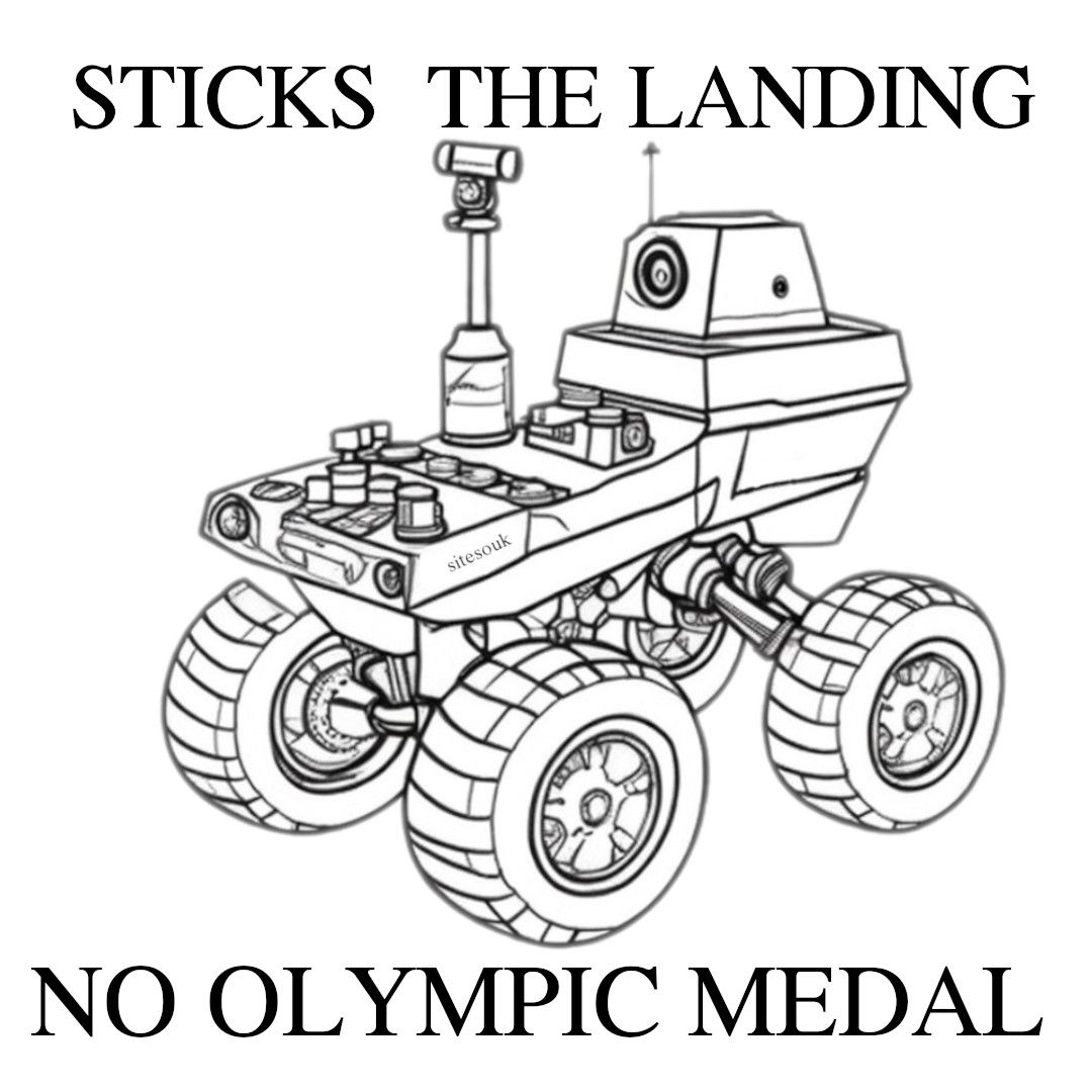 Mars Rover Olympic Medal