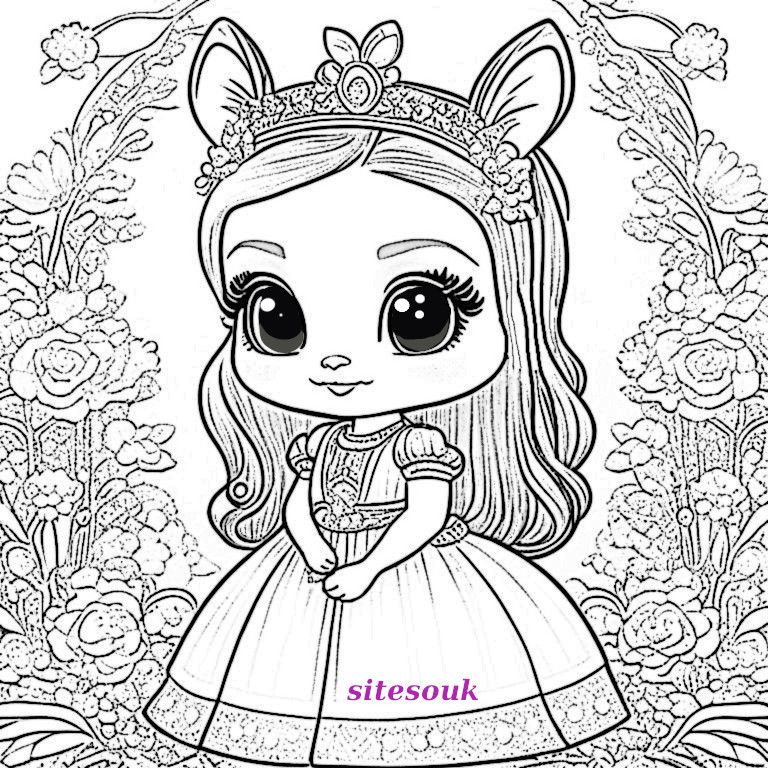 Sparkling Bunny Jewel: Adorn the Easter Princess with Colors