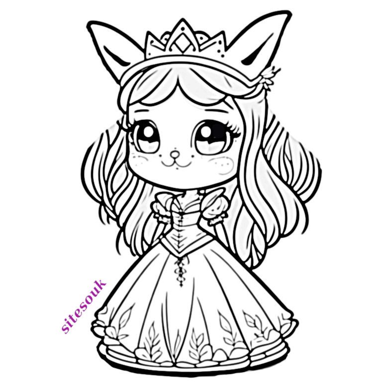 Fairy Tale Bunny Magic: Paint the Enchanting Easter Princess