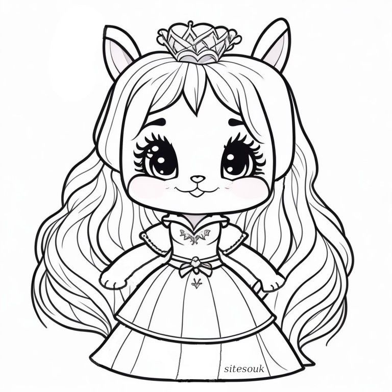 Enchanted Easter hare paint the bunny princess
