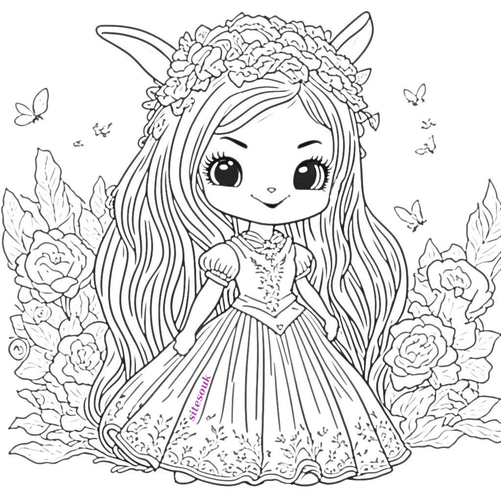 Enchanted Bunny Forest: A Colorful Journey with the Easter Princess