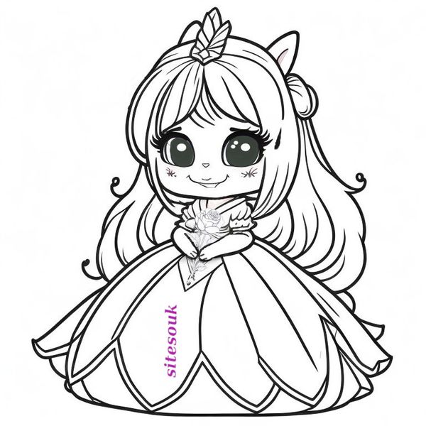 Bunny Princess Wonderland: Coloring a Whimsical Easter Dream